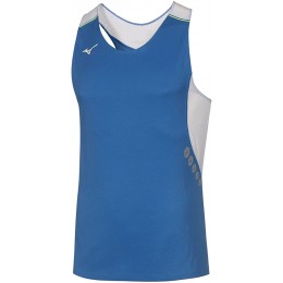 Mizuno Canotta Premium JPN Singlet Royal/Bianco